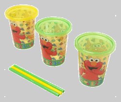 Sesame Street 10 oz. Straw Cup 3-pack