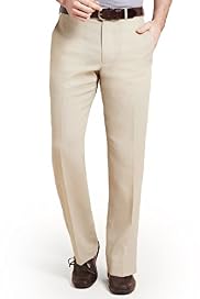 Collezione Linen Miracle™ Flat Front Trousers