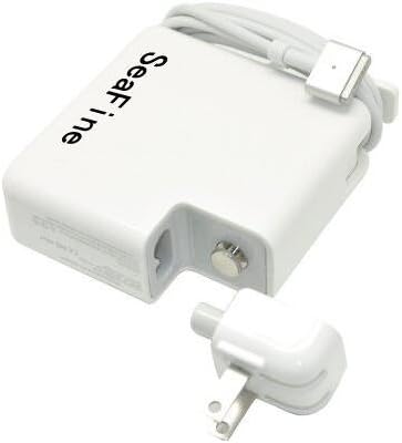 SeaFine® Magsafe 2 85w Power Adapter for Macbook Pro 17/15/13/11-Inch-T-tip.Compatible with all MacBooks produced after mid 2012.