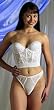 Carnival Bridal Splendor in Lace Low Plunge Lace Longline Bra Lightly Lined