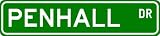 PENHALL Street Sign ~ Personalized Family Lastname Sign ~ Gameroom, Basement, Garage Sign Novelty** ALUMINUM