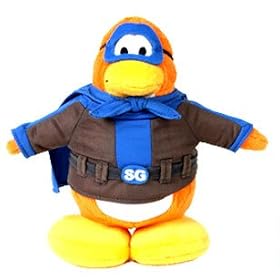 Disney Club Penguin Limited Edition 6.5 Inch Plush Series 1 Shadow Guy