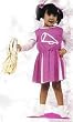 INFANT Pink Cheerful Cheerleader Costume