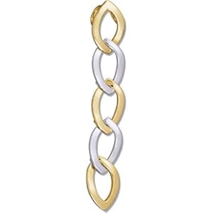 Two Tone Chain Link Pendant