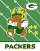 Green Bay Packers Infant Child Woven Teddy Bear Blanket Throw