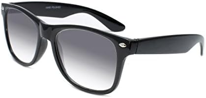 Newbee Fashion® - IG Wayfarer Style Comfortable Stylish Simple Light Tinted Sun Readers w/ Spring Temple