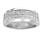 1.50Ct. 14K. White Gold Princess Cut Diamond Anniversary Ring