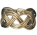 Kitchen & Housewares : Napkin Ring Basket Weave Antique Brass