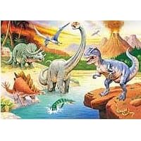 Age of Dinosaurs - Glow-in-the-Dark Jigsaw Puzzle by Great American Puzzle Factory