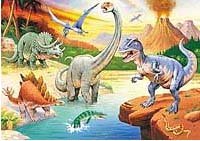 Buy Age of Dinosaurs - Glow-in-the-Dark Jigsaw Puzzle by Great American Puzzle Factory now!