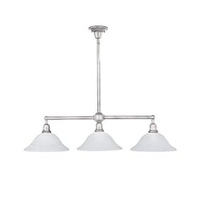Bel Air 3-Light Island- Satin Nickel by BEL