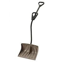 Suncast SC3950 Double Grip Ergonomic Snow Shovel/Pusher Combo With Non-Stick Graphite 18-Inch Blade and Steel Wear Strip
