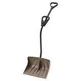 Suncast SC3950 Double Grip Ergonomic Snow Shovel/Pusher Combo With Non-Stick Graphite 18-Inch Blade & Steel Wear Strip (Lawn & Patio)
