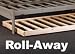 TWIN ROLL AWAY TRUNDLE 100% Solid Tulip Poplar Unfinished for Charleston Futon Platform Bed Frame