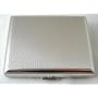 SILVER METAL CIGARETTE CASE 100'S AND KING SIZED S-15S