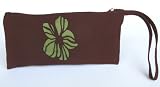 Cutwork Cosmetic, Passport, iPod, Gadget, Bag Case Purse Holder Pouch Clutch Wrist Strap Burgundy Green
