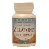 Melatonin 2 Mg Nighttime Sleep Aid Tablets, By Horizon Nutraceuticals - 120 Ea