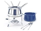 Review Chantal  / Chantal Blue/Stainless Steel Combo Fondue Pot 2 Qt.