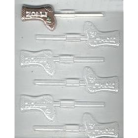 Small Stocking With Noel Pop Candy Molds by