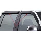 GT Styling 88540 Smoke Vent-Gard Window Deflector - 2 Piece by GT Styling