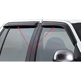 GT Styling 88241 Smoke Vent-Gard Window Deflector - 4 Piece