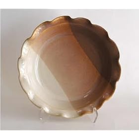 Pie Plate Quiche Pottery Pan in Desert Edge