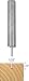 Freud 04-096 1 16-Inch Diameter by 1 4-Inch Double Flute Straight Router Bit with 1 4-Inch Shank