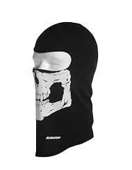 Schampa Traditional Lightweight Skull Balaclava (Black, One Size)