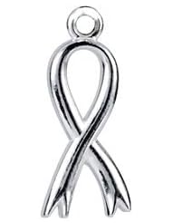 Posh Mommy® Breast Cancer Awareness Ribbon Charm 14K Rose R45322