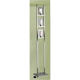Lite Source Polished Steel Ladder Floor Lamp