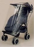 Sashas Kiddie Products Seperate Open Twin Handle Single Rain and Weather Shield