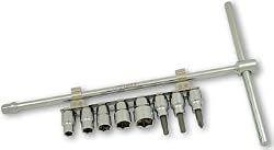 PowerDrive Sliding T-Driver with 8-Piece Socket Set