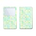 Mint Dots Design Skin Decal Sticker for Apple iPod video 30GB/ 60GB/ 80GB Player