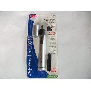 Sally Hansen La Cross Battery Powered Nose Hair Trimmer (2 Pack )