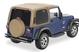 Bestop 41509-04 Tan 2 Piece Hardtop Without Doors for 1997-06 Jeep Wrangler