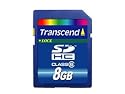 Transcend 8 GB SDHC Class 6 Flash Memory Card TS8GSDHC6