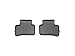 WeatherTech Custom Fit FloorLiners for Mercedes GLK-Class - 2nd Row (442102), Black