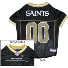 New Orleans Saints - Pet Jersey Small