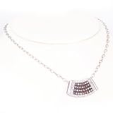 14K Chocolate & White Diamond Cluster Pendant