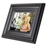 Mustek 7-Inch Digital Photo Frame Compatible with iPod (Mahogany)