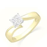 0.25 Carat VS2 - GIA Certified Diamond Solitaire Engagement Ring on 14k White Gold