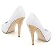 Penthouse Women's PH451-ADRIAN, 4.5" Patent Peep-Toe with 3/4" Concealed Platform