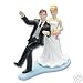 RELUCTANT GROOM WEDDING CAKE TOPPER