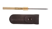 EZE-LAP M 1/4-Inch Round Diamond Sharpener with Brass Handle and Sheath
