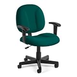 Teal OFM Superchair Computer and Task Chair with Arms