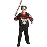 Friday the 13th Jason Hockey Jersey with Mask Child Costume Kit