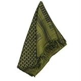 Shemagh Scarf Olive and Black