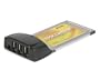 StarTech.com 3 Port CardBus 1394a FireWire Adapter Card - Digital Video Editing Kit (CB1394)