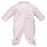 3Pommes Bunny Romper, Pink 9M