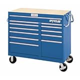 Waterloo Industries MG4612BU 12 Drawer 46" Wide Blue Tool Cart